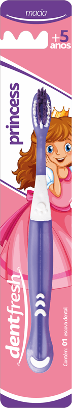 Escova dental infantil Princess Dentfresh