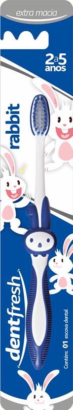 Escova dental infantil Rabbit Dentfresh