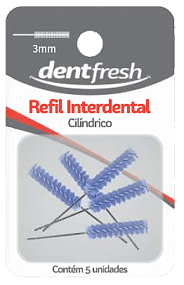 Refil interdental cilíndrico Dentfresh