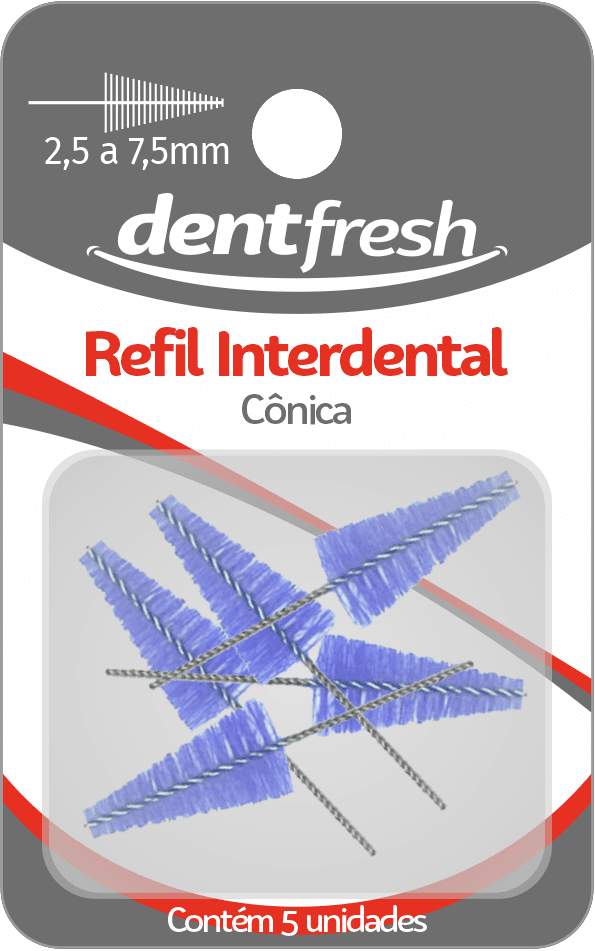 Refil interdental cônico Dentfresh