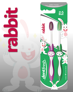 Escovas Infantis Rabbit – Leve 2 Pague 1